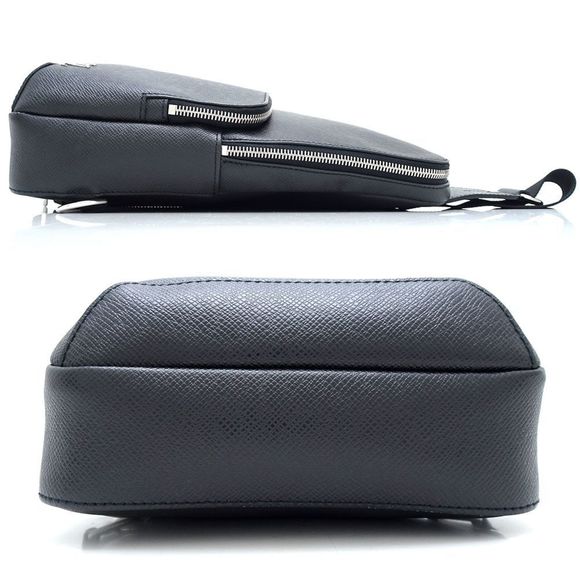 LOUIS VUITTON Louis Vuitton Taiga Avenue Sling Bag M30443 Body Noir 351530 - Picture 2 of 9